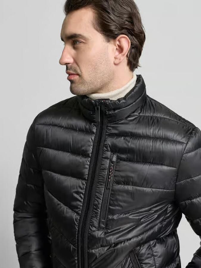 Tom Tailor Regular fit gewatteerd jack met opstaande kraag - Foto 2