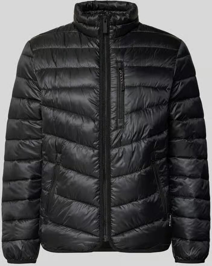 Tom Tailor Regular fit gewatteerd jack met opstaande kraag