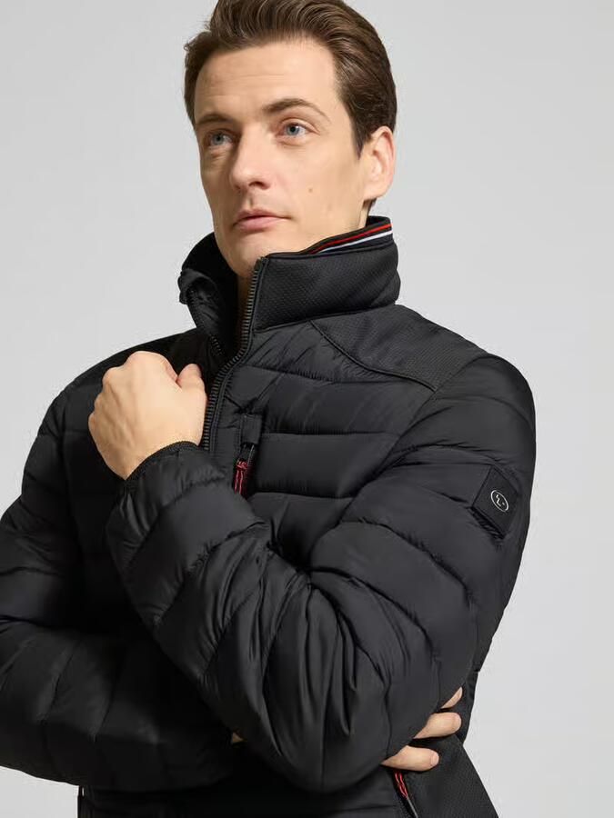 Tom Tailor Regular fit gewatteerd jack met opstaande kraag - Foto 2