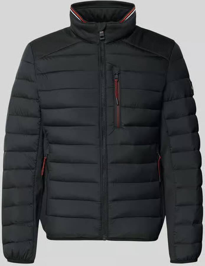 Tom Tailor Regular fit gewatteerd jack met opstaande kraag