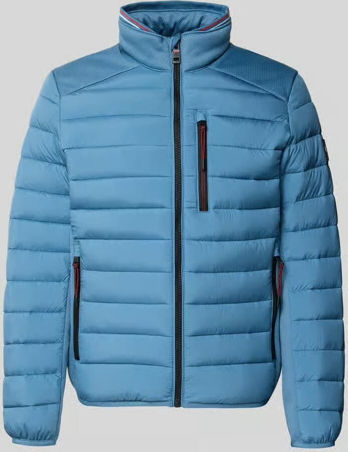 Tom Tailor Regular fit gewatteerd jack met opstaande kraag