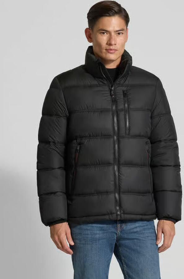 Tom Tailor Regular fit gewatteerd jack met opstaande kraag