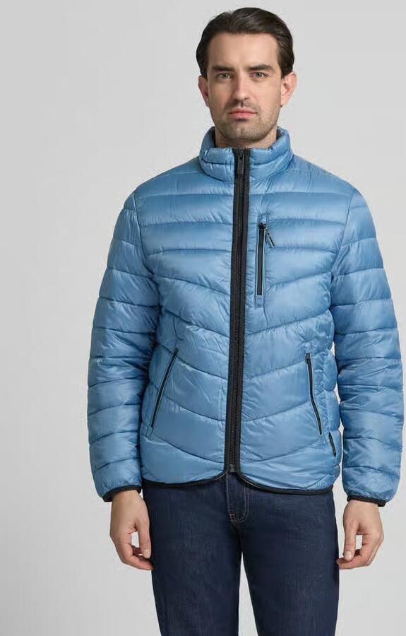 Tom Tailor Regular fit gewatteerd jack met opstaande kraag - Foto 5