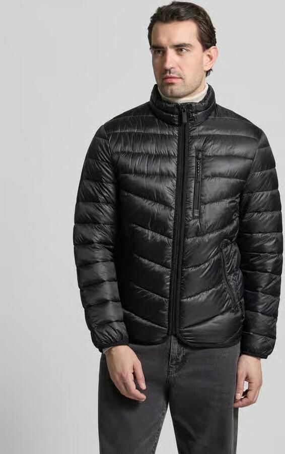 Tom Tailor Regular fit gewatteerd jack met opstaande kraag - Foto 3