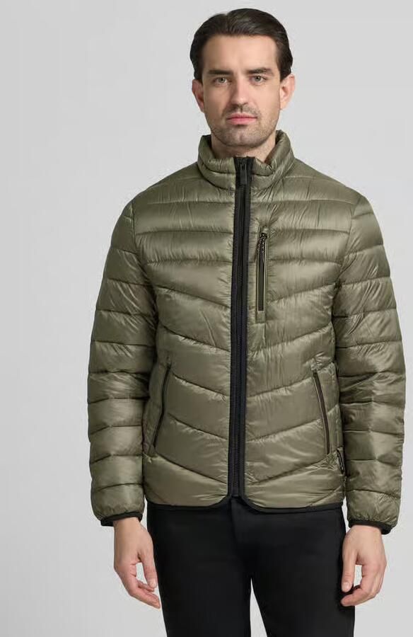 Tom Tailor Regular fit gewatteerd jack met opstaande kraag - Foto 4