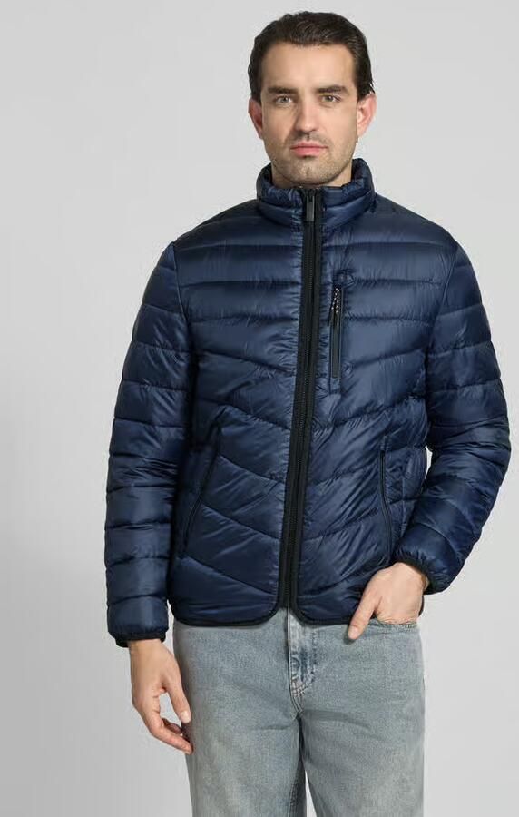 Tom Tailor Regular fit gewatteerd jack met opstaande kraag - Foto 3