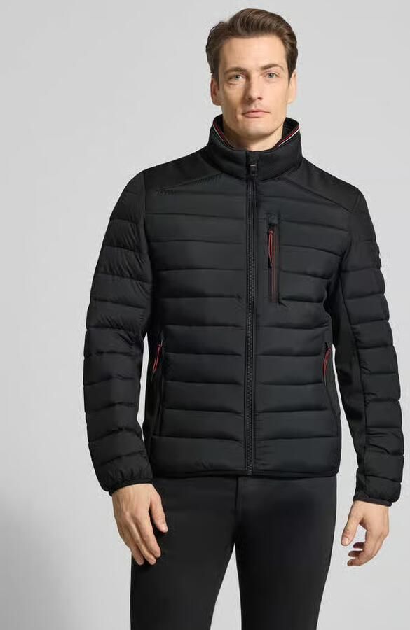 Tom Tailor Regular fit gewatteerd jack met opstaande kraag - Foto 4