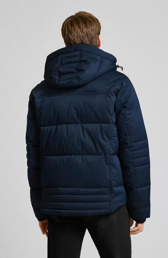 Tom Tailor Regular fit gewatteerd jack met ritszakken