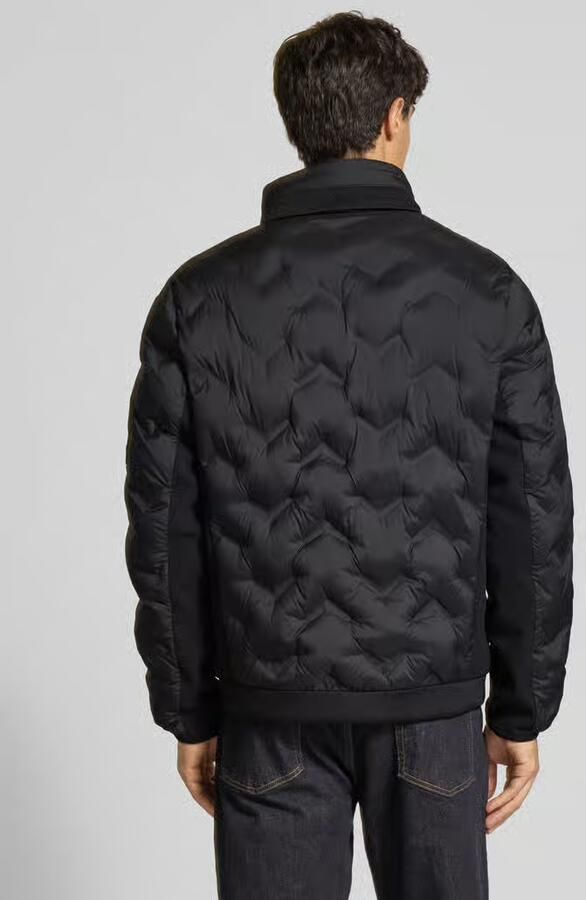 Tom Tailor Regular fit gewatteerd jack met structuurmotief