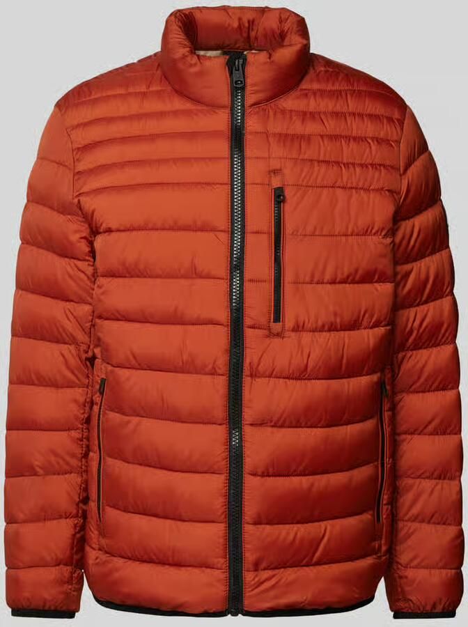 Tom Tailor Regular fit gewatteerd jack met waterafstotende functie