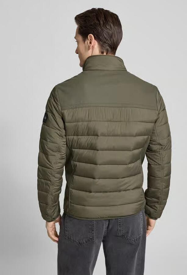 Tom Tailor regular fit gewatteerde jas met zijwaartse stretchinzetten