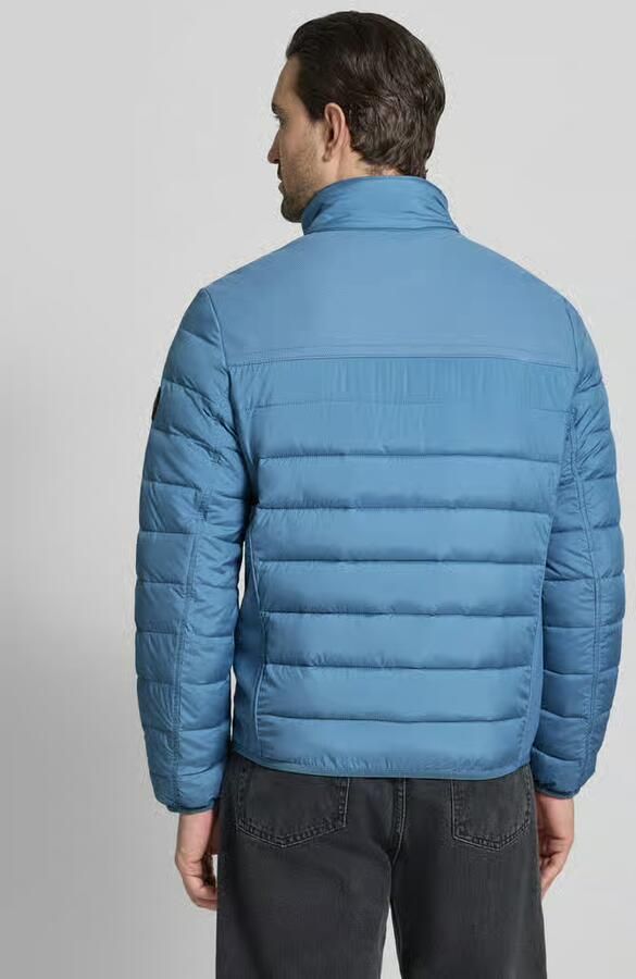 Tom Tailor regular fit gewatteerde jas met zijwaartse stretchinzetten