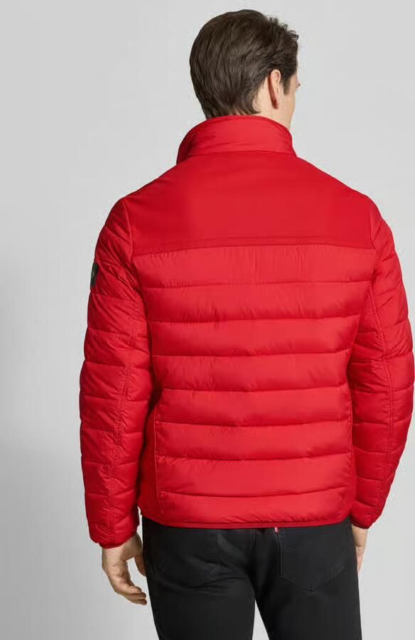 Tom Tailor regular fit gewatteerde jas met zijwaartse stretchinzetten