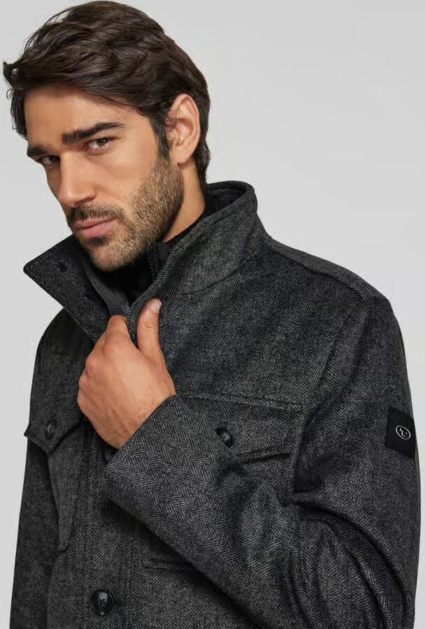 Tom Tailor Regular fit jack met wol