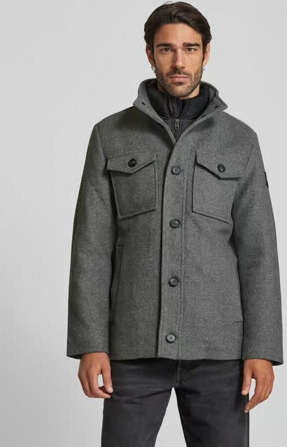 Tom Tailor Regular fit jack met wol - Foto 2