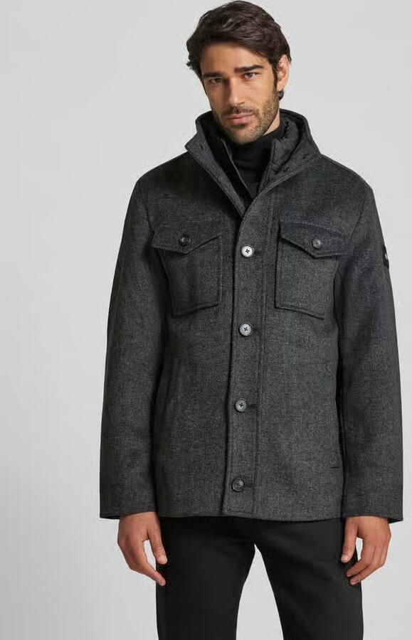Tom Tailor Regular fit jack met wol - Foto 2