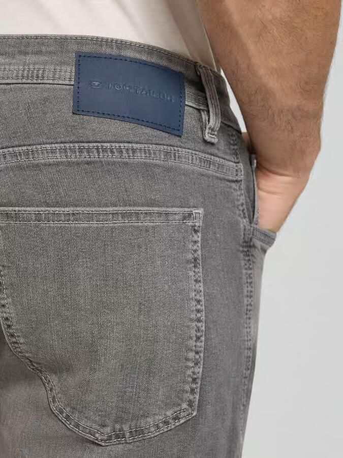 Tom Tailor regular fit jeans bermuda van katoenmix