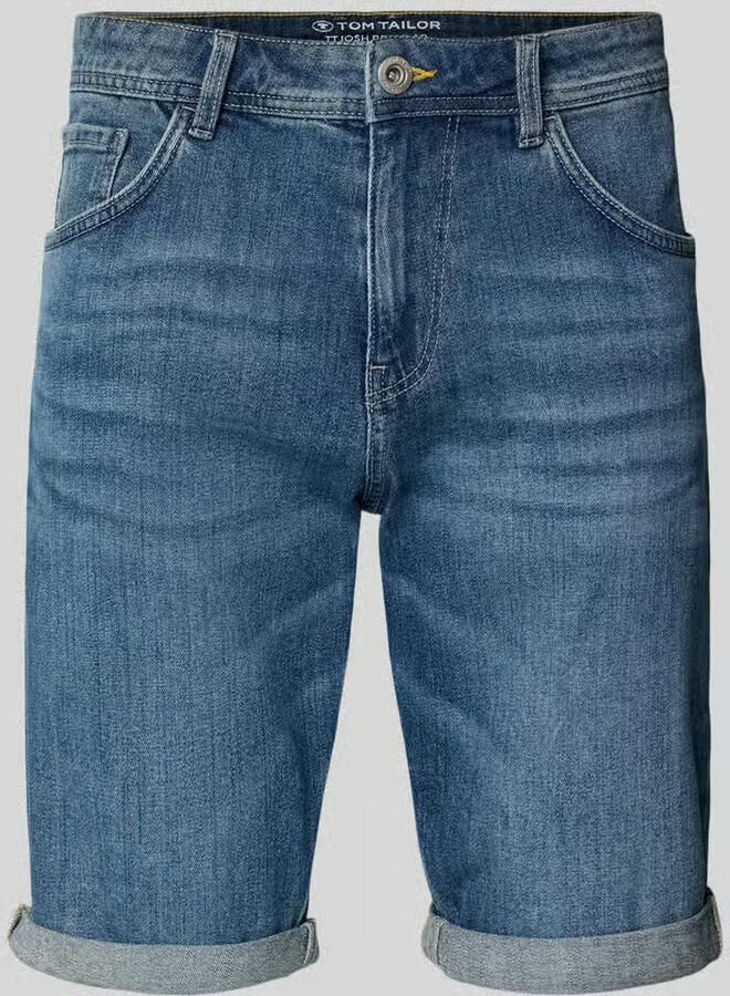 Tom Tailor regular fit jeans bermuda van katoenmix - Foto 2