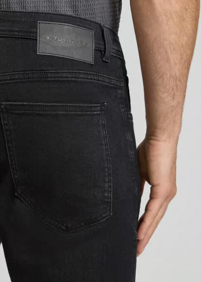 Tom Tailor regular fit jeans bermuda van katoenmix
