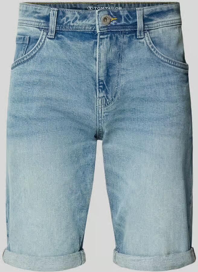 Tom Tailor regular fit jeans bermuda van katoenmix - Foto 2