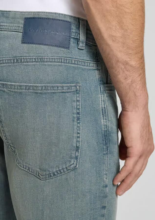 Tom Tailor regular fit jeans bermuda van katoenmix