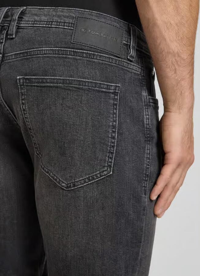 Tom Tailor regular fit jeans bermuda van katoenmix