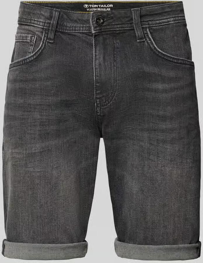 Tom Tailor regular fit jeans bermuda van katoenmix - Foto 2