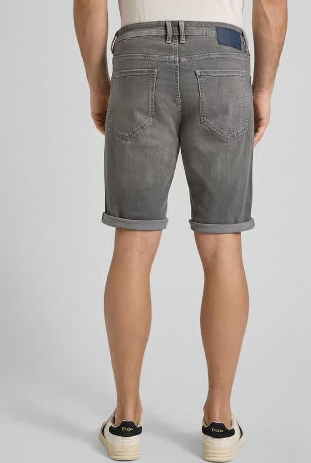 Tom Tailor regular fit jeans bermuda van katoenmix