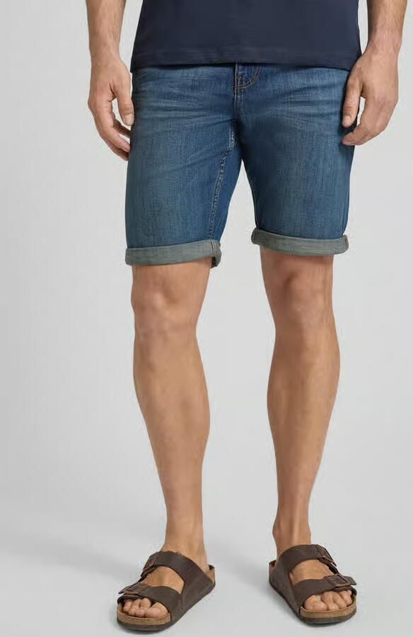 Tom Tailor regular fit jeans bermuda van katoenmix - Foto 3