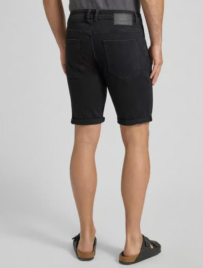Tom Tailor regular fit jeans bermuda van katoenmix