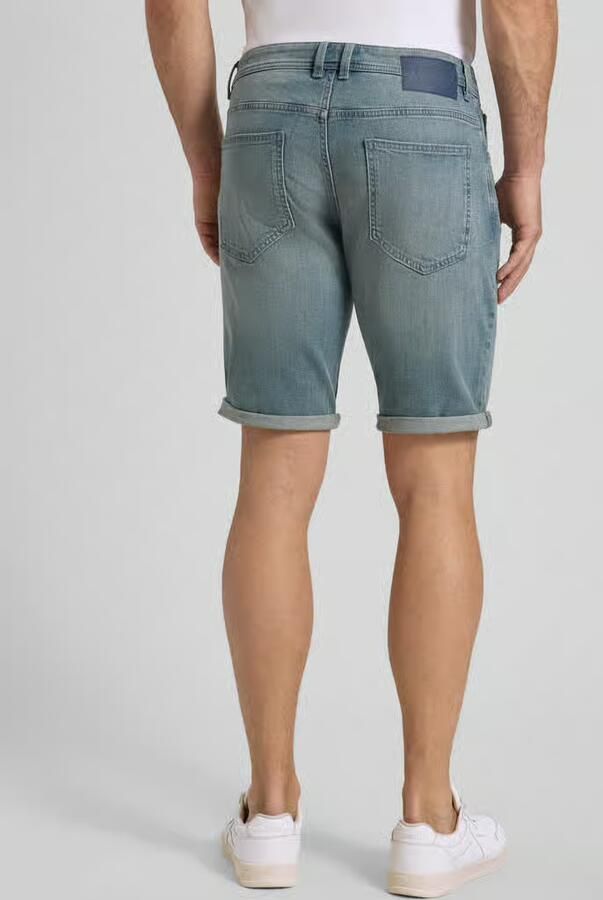 Tom Tailor regular fit jeans bermuda van katoenmix