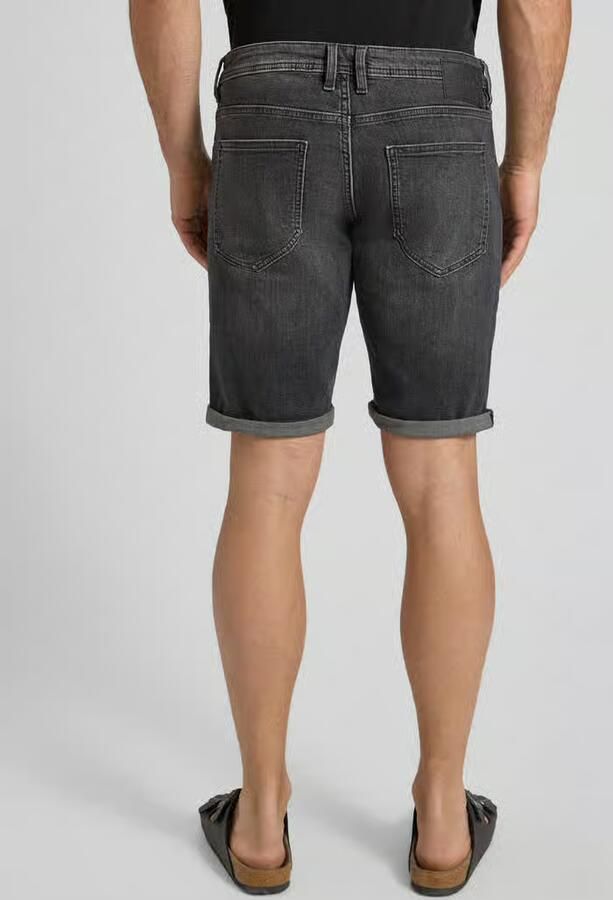 Tom Tailor regular fit jeans bermuda van katoenmix