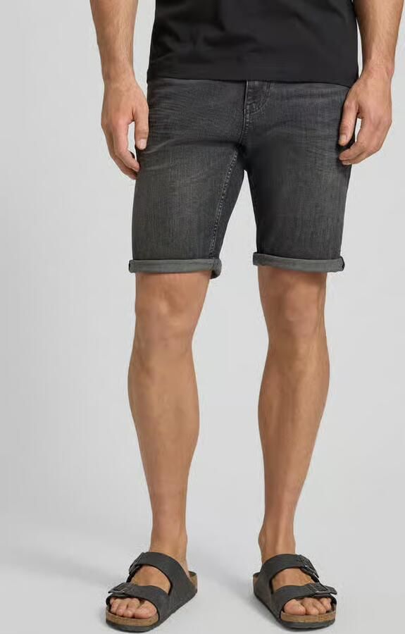 Tom Tailor regular fit jeans bermuda van katoenmix - Foto 3