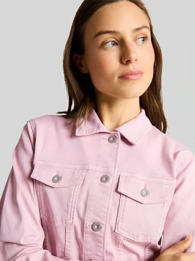 Tom Tailor regular fit jeansjack van katoenmix