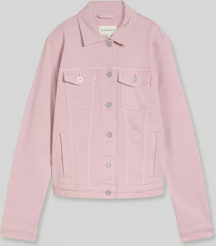 Tom Tailor regular fit jeansjack van katoenmix - Foto 2