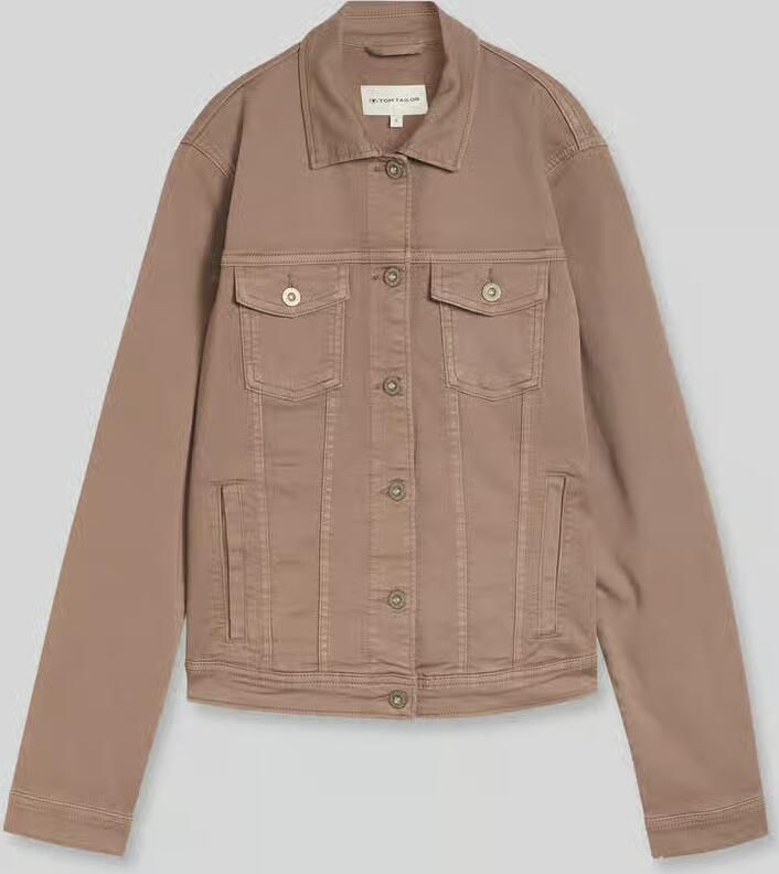 Tom Tailor regular fit jeansjack van katoenmix - Foto 2