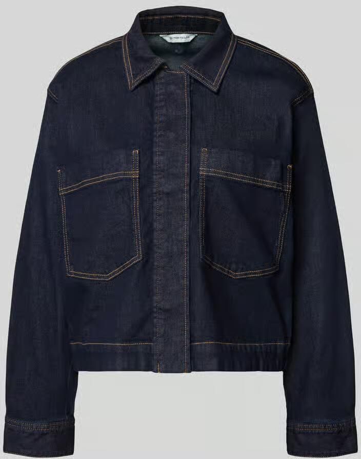 Tom Tailor regular fit jeansjack van katoenmix - Foto 2