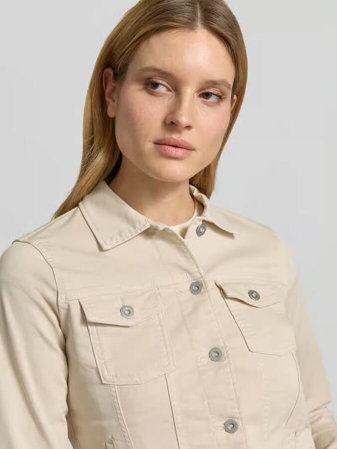Tom Tailor regular fit jeansjack van katoenmix