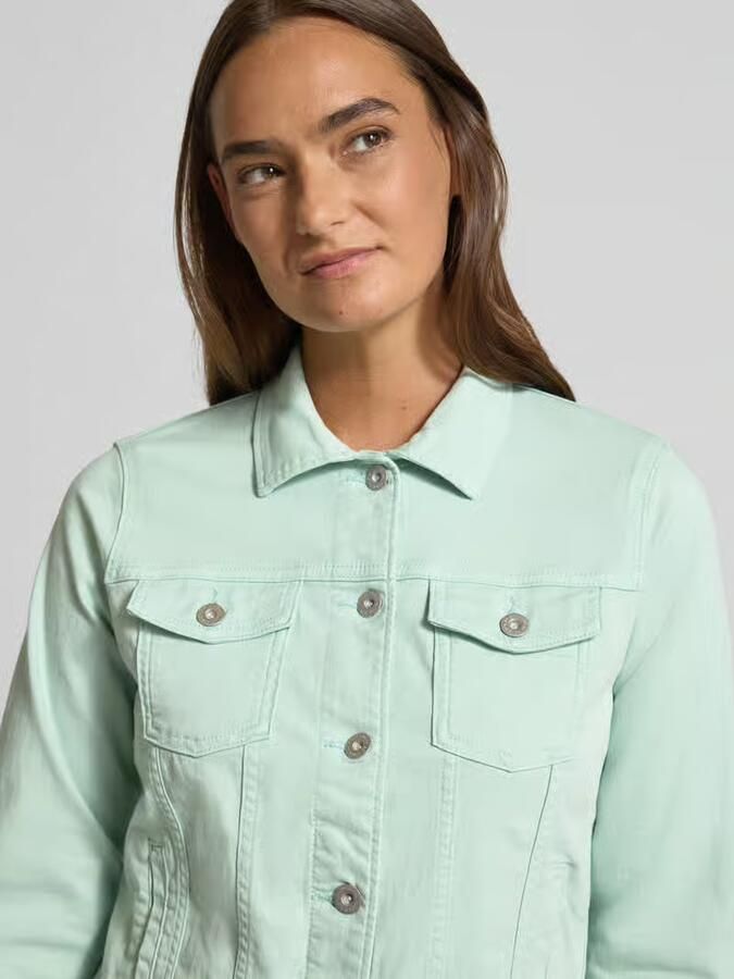 Tom Tailor regular fit jeansjack van katoenmix