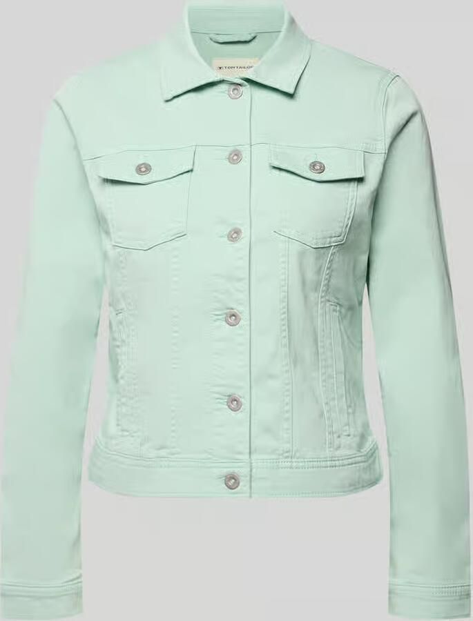 Tom Tailor regular fit jeansjack van katoenmix - Foto 2