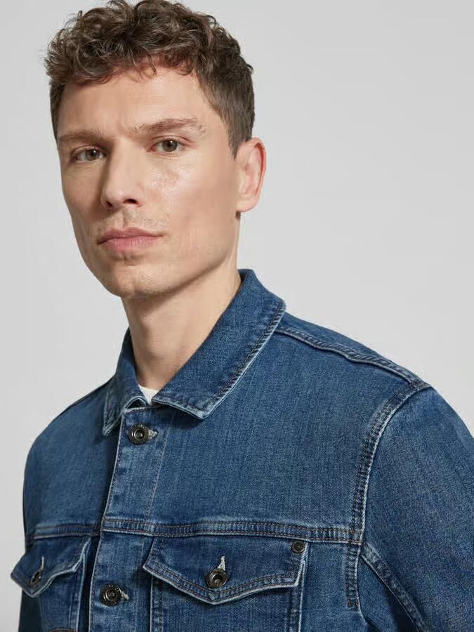 Tom Tailor Regular fit Jeansjack van Katoenmix