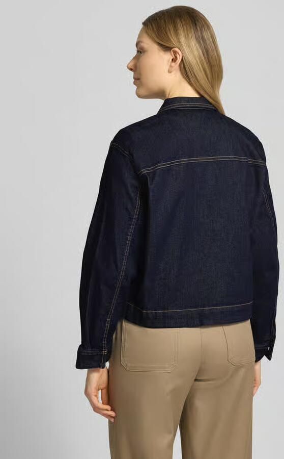 Tom Tailor regular fit jeansjack van katoenmix