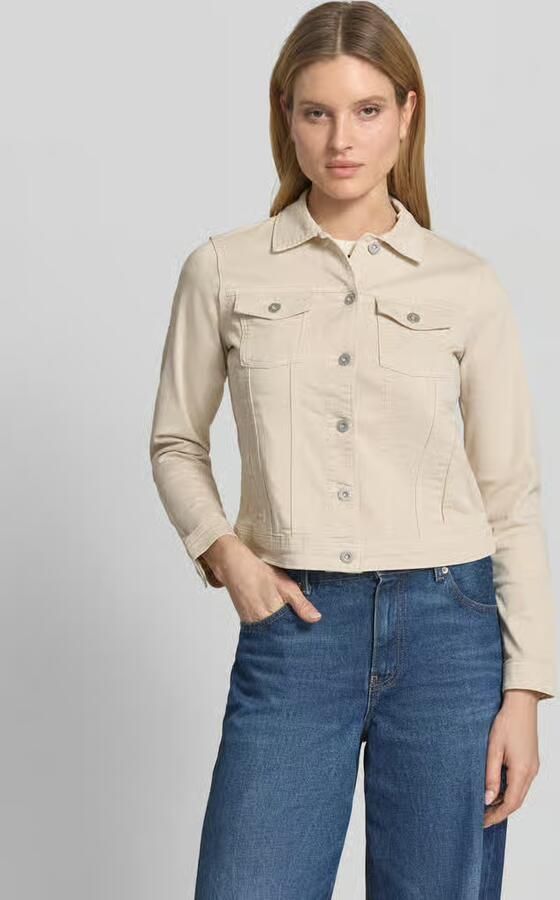 Tom Tailor regular fit jeansjack van katoenmix - Foto 2