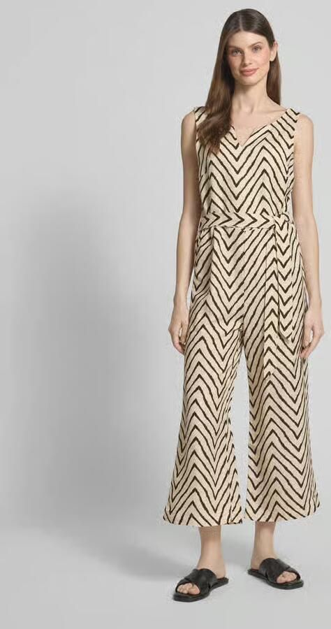 Tom Tailor Regular fit jumpsuit met strikceintuur - Foto 3