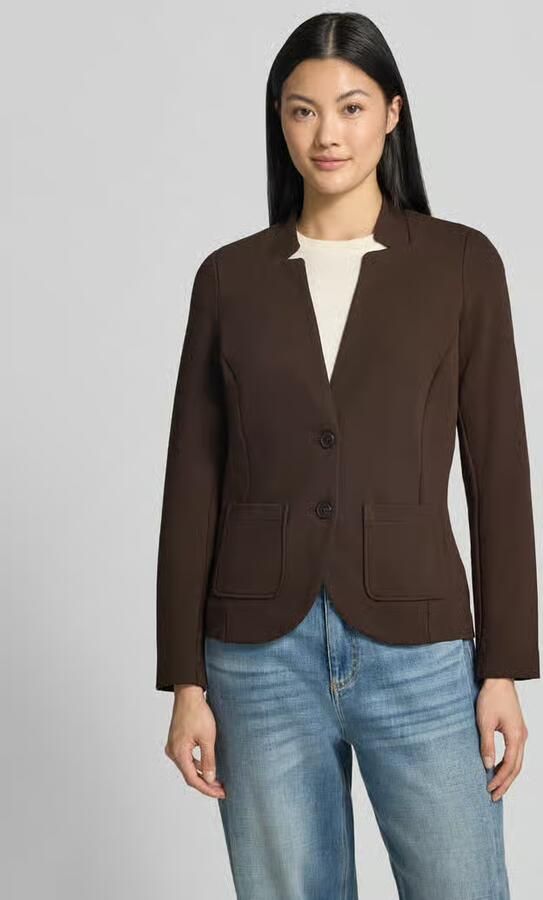 Tom Tailor Regular Fit kort colbert met katoenmix - Foto 3