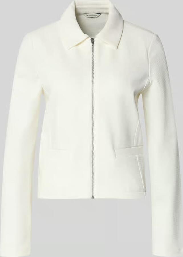 Tom Tailor regular fit korte blazer van katoenmix - Foto 2