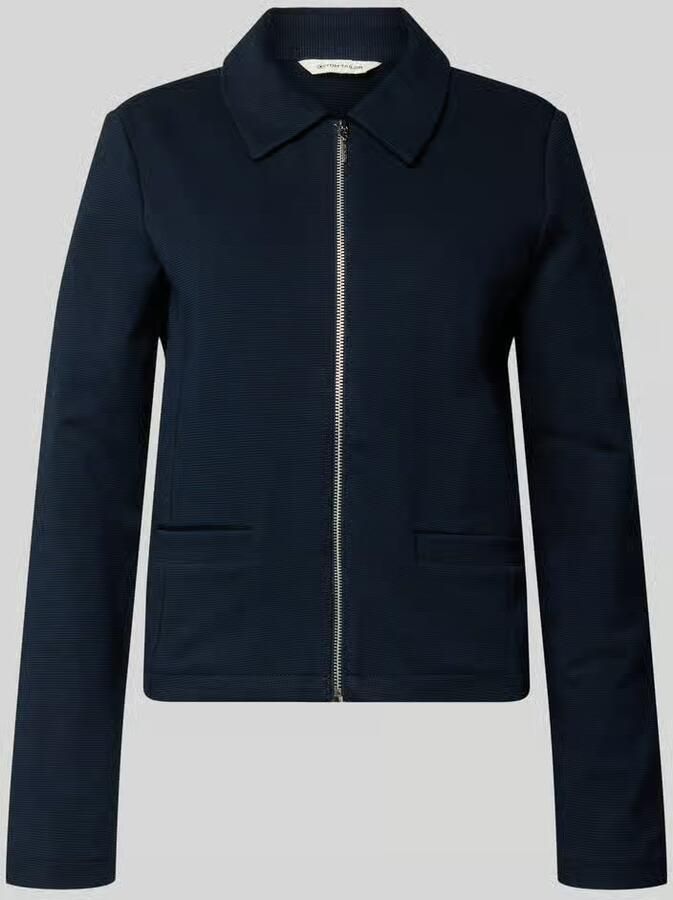 Tom Tailor regular fit korte blazer van katoenmix - Foto 2