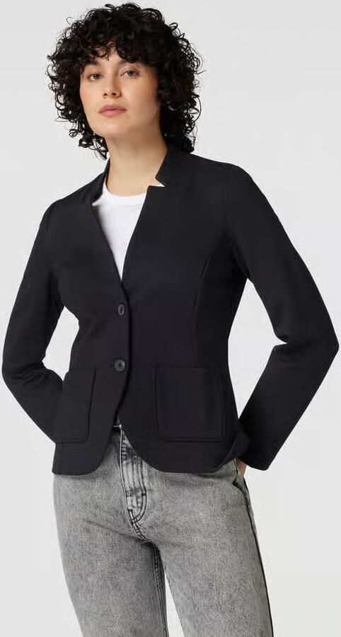 Tom Tailor Sweatblazer Ottoman met opgestikte zakken en structuur - Foto 2