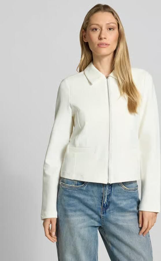 Tom Tailor regular fit korte blazer van katoenmix - Foto 2