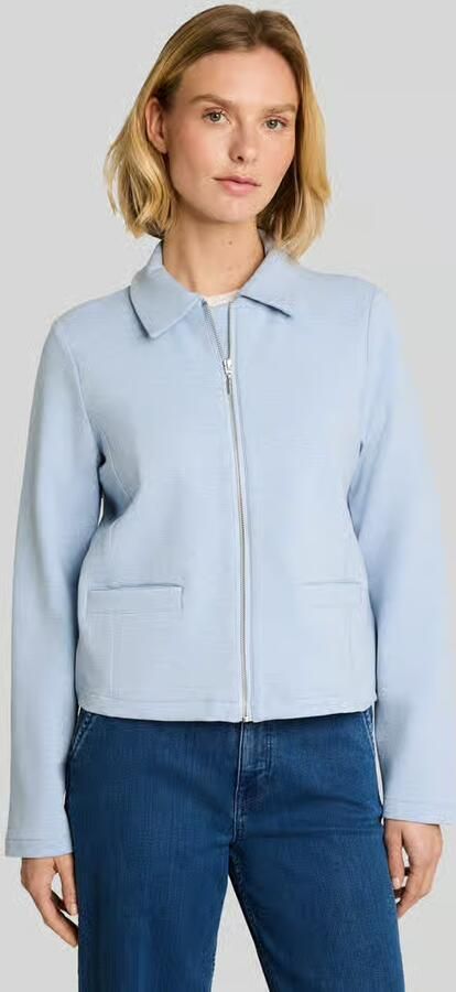Tom Tailor Regular fit korte blazer van katoenmix - Foto 2
